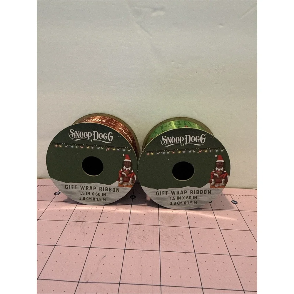 2 Snoop Dogg Gift Wrap Ribbon 1.5